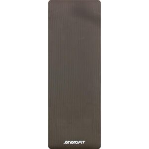 FITNESO KILIMĖLIS NBR NESLYSTANTIS 183x61x1.5CM JUODAS + DĖKLAS ENERO FIT 1066516 - Image 2