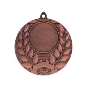Bendrasis bronzos medalis su vieta 25 mm emblemai - plieninis medalis MMC1750/B - Image 2