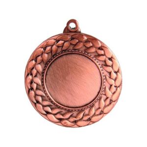 Bronzinis medalis su vieta 25 mm emblematui – plieninis medalis MMC3045/B