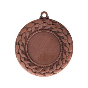 Bronzinis medalis su vieta 25 mm emblematui – plieninis medalis MMC3045/B - Image 2
