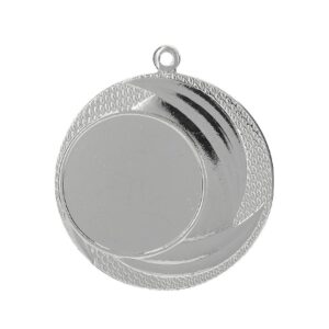 Bendros paskirties sidabrinis medalis su vieta 25 mm emblemai, plieninis MMC9040/S