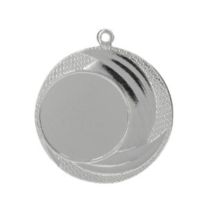 Bendros paskirties sidabrinis medalis su vieta 25 mm emblemai, plieninis MMC9040/S - Image 2
