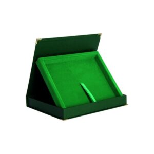 Horizontalus plastikinis dėklas, žalias – lentai 230x180 BTY1709/GN