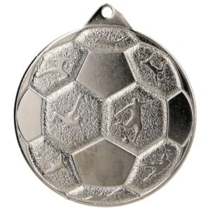 PLIENINIS MEDALIS FUTBOLAS FI 50 MMC8850/S - SIDABRINIS MMC8850/S