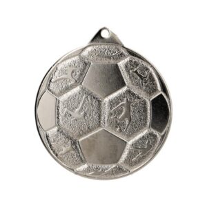 PLIENINIS MEDALIS FUTBOLAS FI 50 MMC8850/S - SIDABRINIS MMC8850/S - Image 2