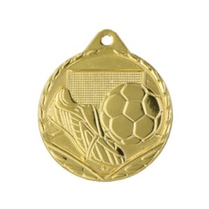 Plieninis auksinis medalis - Futbolas MMC3032/G