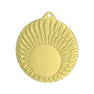 Bendrasis auksinis medalis su vieta 25 mm emblemai - plieninis MMC24050/G