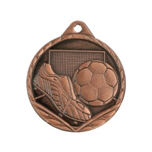 Plieninis medalis bronzinis - Futbolas MMC3032/B