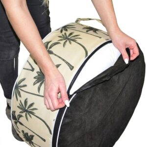 PRIPUČIAMAS TURISTINIS SODO PŪFAS 55x25CM PALMĖS 1073903 - Image 5