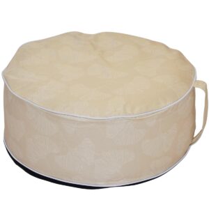PRIPUČIAMAS TURISTINIS SODO PŪFAS 55x25CM SMĖLIO SPALVOS 1073927 - Image 2