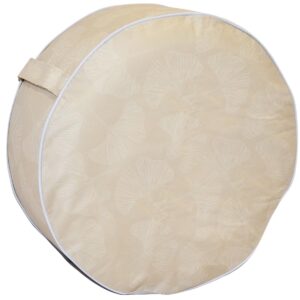 PRIPUČIAMAS TURISTINIS SODO PŪFAS 55x25CM SMĖLIO SPALVOS 1073927 - Image 3
