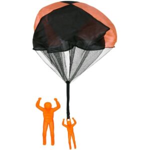 PARAŠIUTININKAS SKRAIDANTI FIGŪRĖLĖ ŽAISLAS 50CM ORANŽINIS 1074337