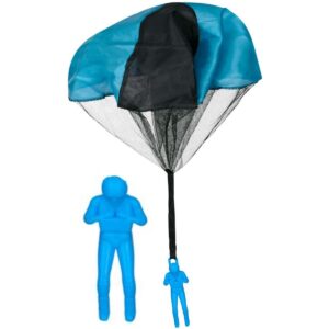 SKRAIDANTIS PARAŠIUTININKAS FIGŪRĖLĖ ŽAISLAS 50CM MĖLYNAS 1074351