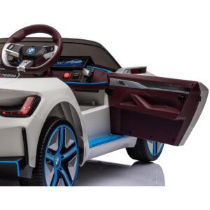 AKUMULIATORINIS AUTOMOBILIS LICENCIJUOTAS BMW i4 BALTAS 1052823