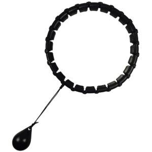 HULA HOP SU MASAŽUOKLIU IR SVORIU JUODAS ENERO FIT 1040653