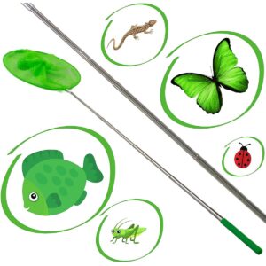 SULANKSTOMAS TELESKOPINIS TINKLELIS DRABUŽIAMS IR VABZDŽIAMS GAUDYTI 37-85 CM ŽALIAS 1066233 - Image 3