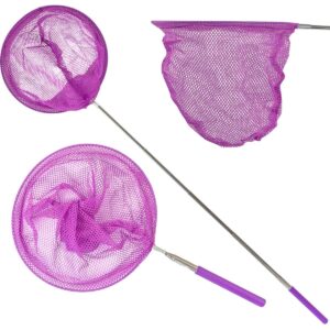 SULANKSTOMAS TELESKOPINIS TINKLELIS DRABUŽIAMS IR VABZDŽIAMS GAUDYTI 37-85CM VIOLETINIS 1066240