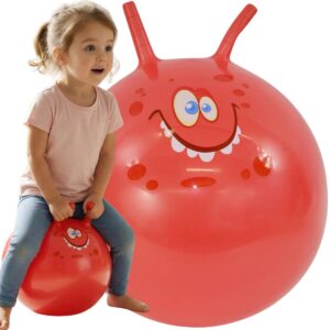 ŠOKDYNIŲ KAMUOLYS SU RAGELIAIS 45CM RAUDONAS 1064321
