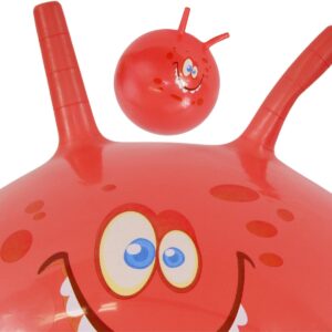 ŠOKDYNIŲ KAMUOLYS SU RAGELIAIS 45CM RAUDONAS 1064321 - Image 3