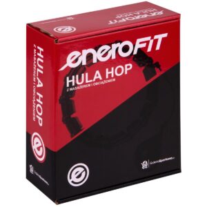 HULA HOP SU MASAŽUOKLIU IR SVORIU JUODAS ENERO FIT 1040653 - Image 9