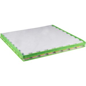 EVA PUTŲ DĖLIONĖS KILIMĖLIS 60X60 SPALVOTAS 4 ELEMENTAI SU KREPŠIU 474434 - Image 3