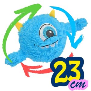 EMOJI KAMUOLYS 23CM SU RANKENOMIS MĖLYNAS 1079639 - Image 5