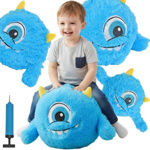 EMOJI KAMUOLYS 40CM SU RANKENOMIS MĖLYNAS 1079691