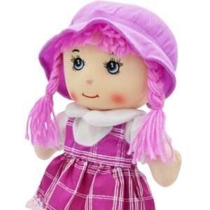 PLIŠINĖ LĖLĖ SKUDURINĖ SU GARSAS VIOLETINĖ 870996 - Image 2