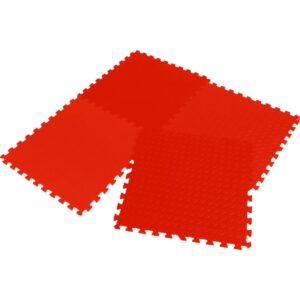 EVA PUTŲ DĖLIONĖS KILIMĖLIS 60X60 RINKINYS 4VNT. 12MM ENERO RAUDONAS 1005478