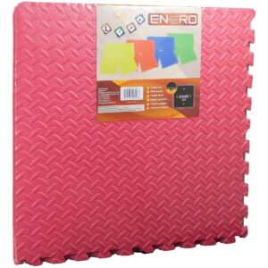EVA PUTŲ DĖLIONĖS KILIMĖLIS 60X60 RINKINYS 4VNT. 12MM ENERO RAUDONAS 1005478 - Image 2