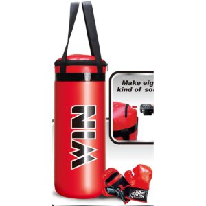 ENERO JUNIOR BOKSO RINKINYS TRENIRUOČIŲ MAIŠAS 22,5x15x38,5CM IR PIRŠTINĖS 1017631 - Image 3