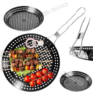 GRILINĖ KEPTUVĖ SU SULANKSTOMA RANKENA NELIPNIA DANGA JUODA 433947 - Image 5