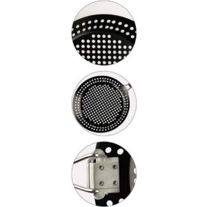 GRILINĖ KEPTUVĖ SU SULANKSTOMA RANKENA NELIPNIA DANGA JUODA 433947 - Image 6