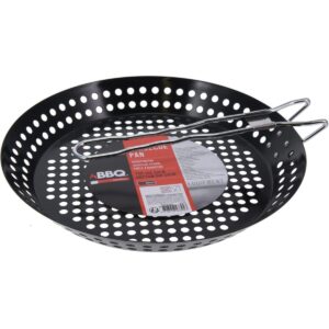 GRILINĖ KEPTUVĖ SU SULANKSTOMA RANKENA NELIPNIA DANGA JUODA 433947 - Image 7