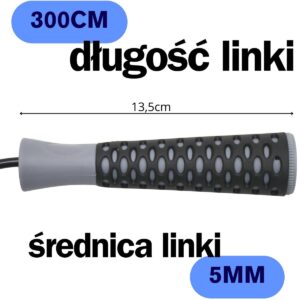 FITNESO ŠOKLYNĖ PVC 300CM JUODA ENERO FIT 1030623 - Image 4