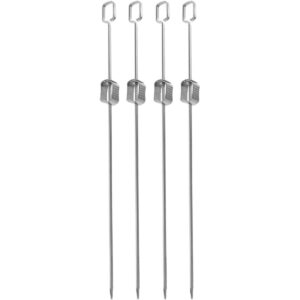 IEŠMAI ŠAŠLYKAMS 4VNT 40,5CM NERŪDIJANTIS PLIENAS 508222 - Image 9