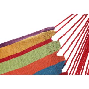 BRAZILIŠKAS KABAMASIS KRĖSLAS HAMAKAS 100X100CM SU 2 PAGALVĖMIS 40X40CM 1021126 1021126 - Image 5