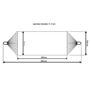 SODINIS HAMAKAS DVIEMS ASMENIMS 200X147CM SU SKERSINIU ETNO JUODAS-BALTAS 1031262 1031262 - Image 10