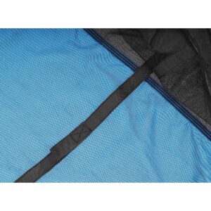 TURISTINIS HAMAKAS 2 ASMENŲ 270X140CM SU TINKLELIU NUO UODŲ MĖLYNAS 1031408 - Image 8