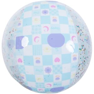 PRIPUČIAMAS PAPLŪDIMIO KAMUOLYS 50CM SU BLIZGUČIAIS MĖLYNAS 53197 626862 - Image 2