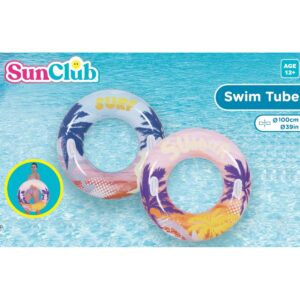 PLŪDURIUOJANTIS RATAS 100CM SUMMER ROŽINIS 35279 615006 - Image 9