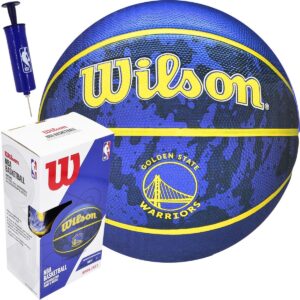 KREPŠINIO KAMUOLYS WILSON NBA GOLDEN STATE WARRIORS DĖŽUTĖ POMPA 9033968 - Image 2
