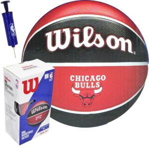 KREPŠINIO KAMUOLYS WILSON NBA CHICAGO BULLS DĖŽUTĖ POMPA 228517 - Image 2
