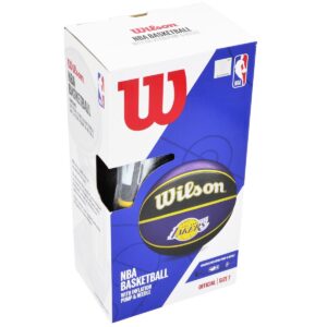 KREPŠINIO KAMUOLYS WILSON NBA LA LAKERS DĖŽUTĖ POMPA 228524 - Image 6