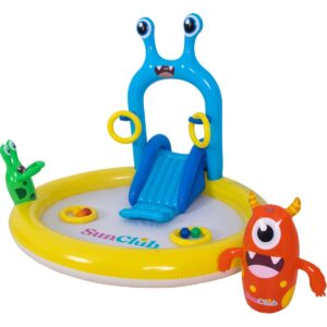 VAIKIŠKAS BASEINAS ŽAIDIMŲ AIKŠTELĖ MONSTER 178x171x121CM 51141 685283 - Image 2