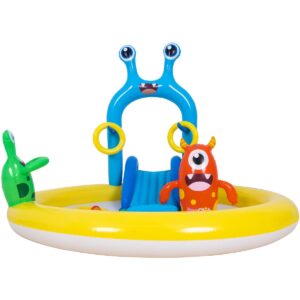 VAIKIŠKAS BASEINAS ŽAIDIMŲ AIKŠTELĖ MONSTER 178x171x121CM 51141 685283 - Image 7