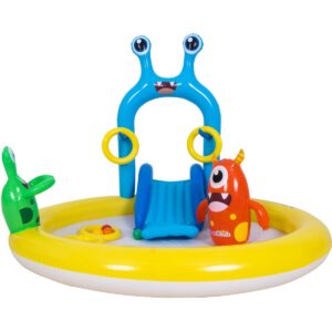 VAIKIŠKAS BASEINAS ŽAIDIMŲ AIKŠTELĖ MONSTER 178x171x121CM 51141 685283 - Image 8