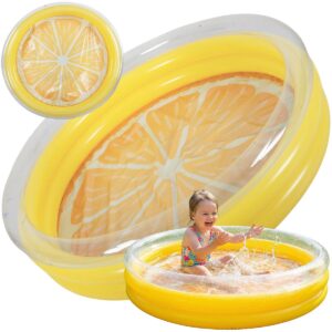 VAIKIŠKAS BASEINAS 3 ŽIEDŲ LEMON 148x30CM 51649 628132