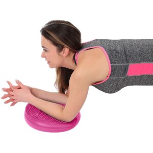 SENSOMOTORINIS BALANSINIS DISKAS SU POMPA 33CM JUODAS ENERO FIT 1016689 - Image 3