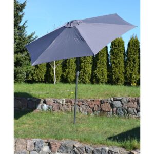 SODINIS SKĖTIS 300CM SULANKSTOMAS PILKAS 1020761 - Image 3